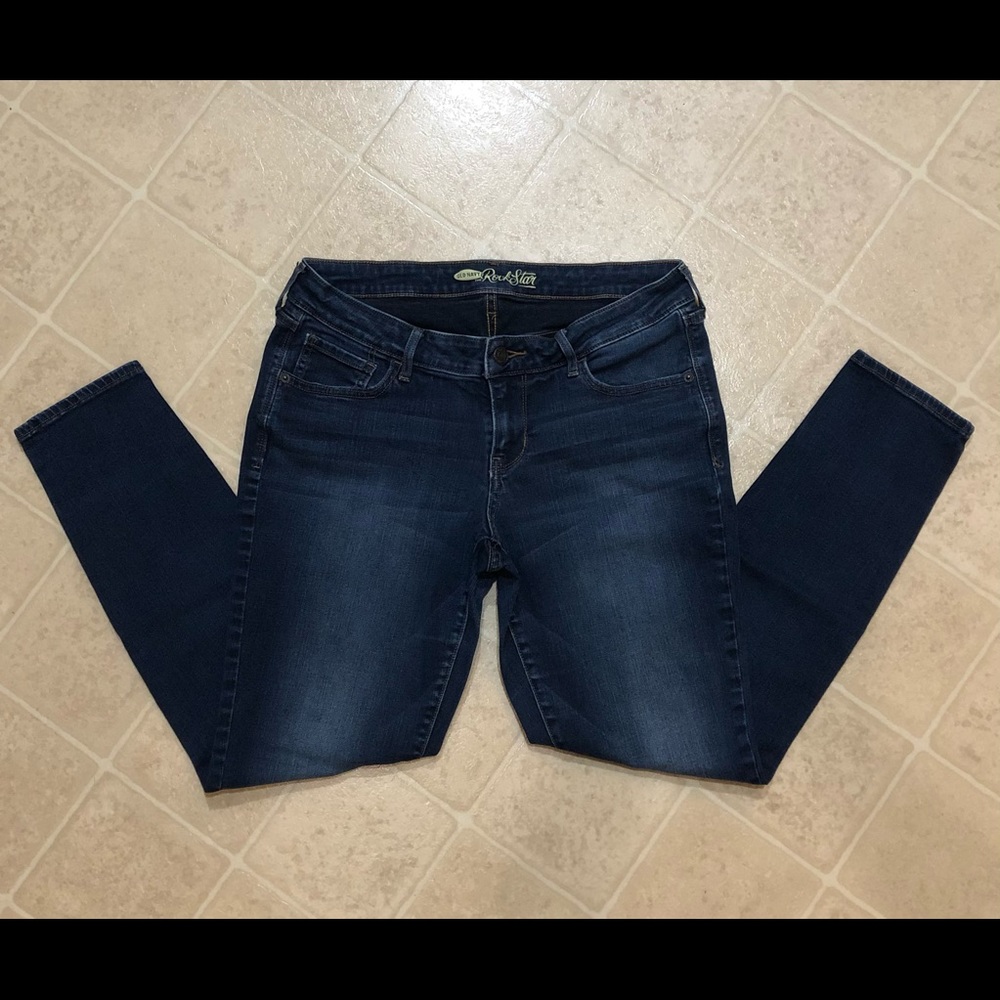 Old Navy Rock Star Women’s Size 12 Blue Jeans